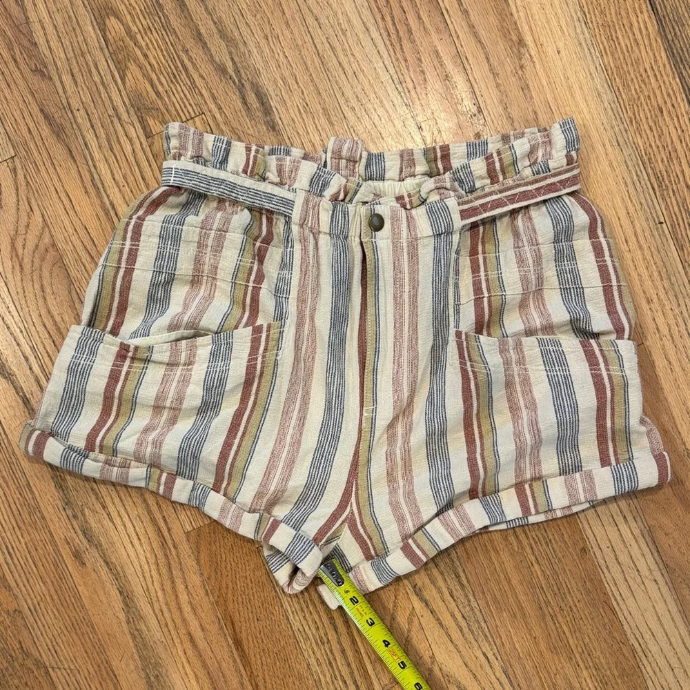 Free People Multicolor Striped High Waist Shorts - Picture 7 of 13